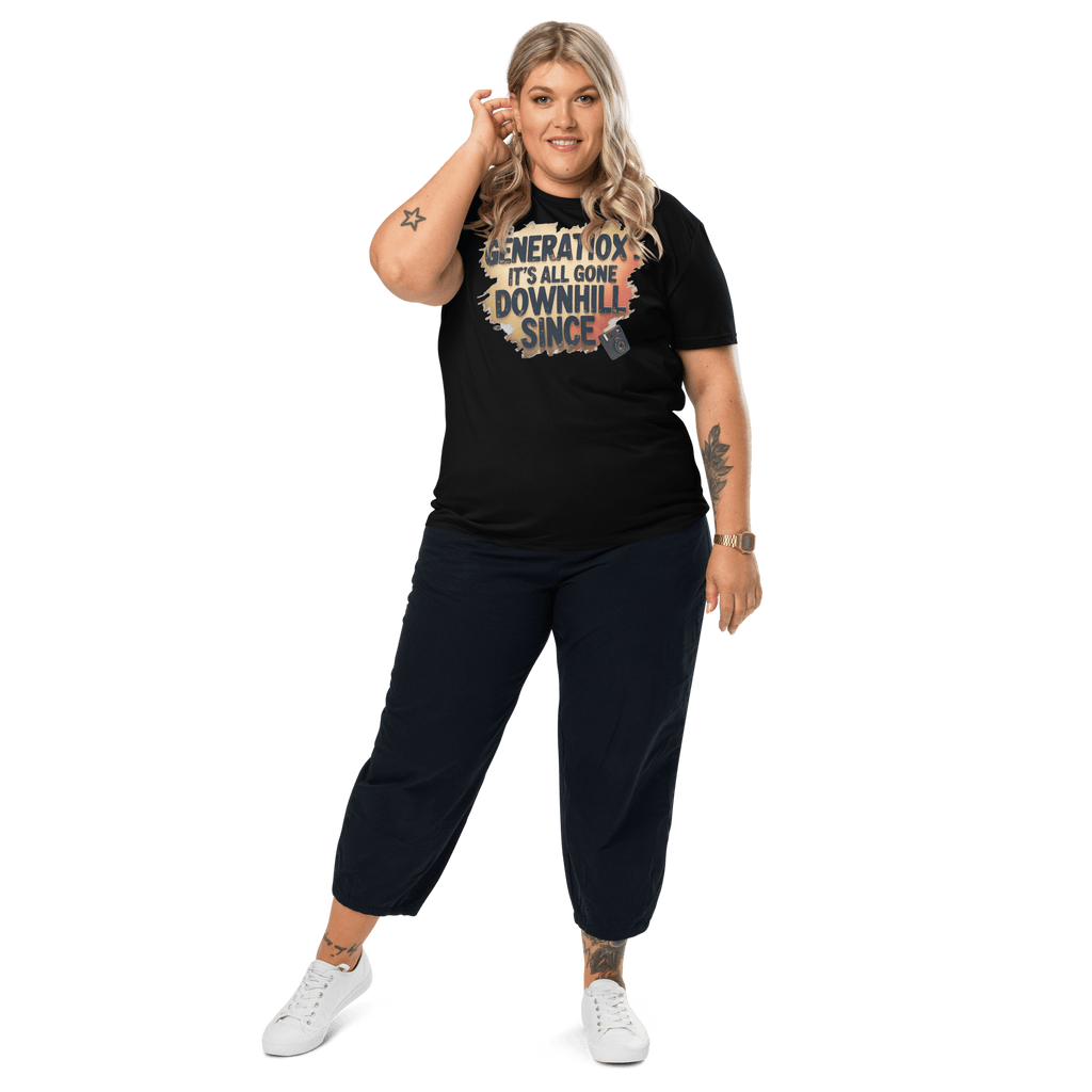 Embrace the Nostalgia (Responsibly) with Our Gen X Sarcasm Tee - Design Delight Studio