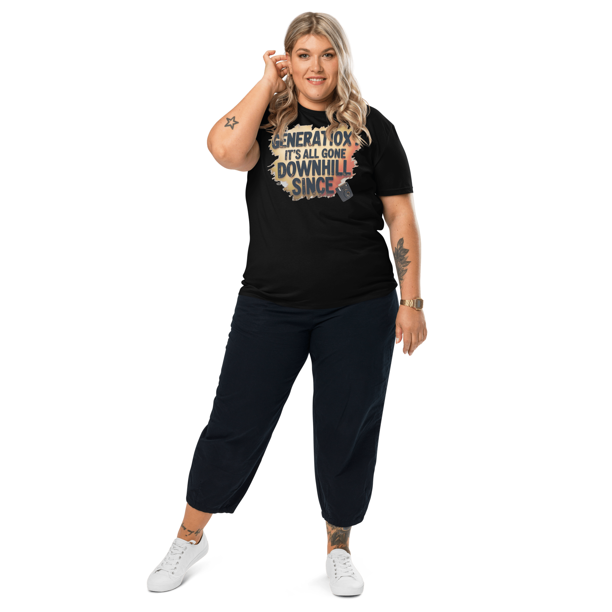 Embrace the Nostalgia (Responsibly) with Our Gen X Sarcasm Tee - Design Delight Studio