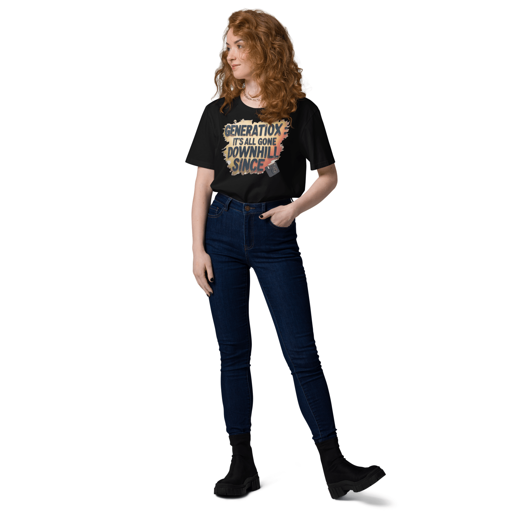 Embrace the Nostalgia (Responsibly) with Our Gen X Sarcasm Tee - Design Delight Studio