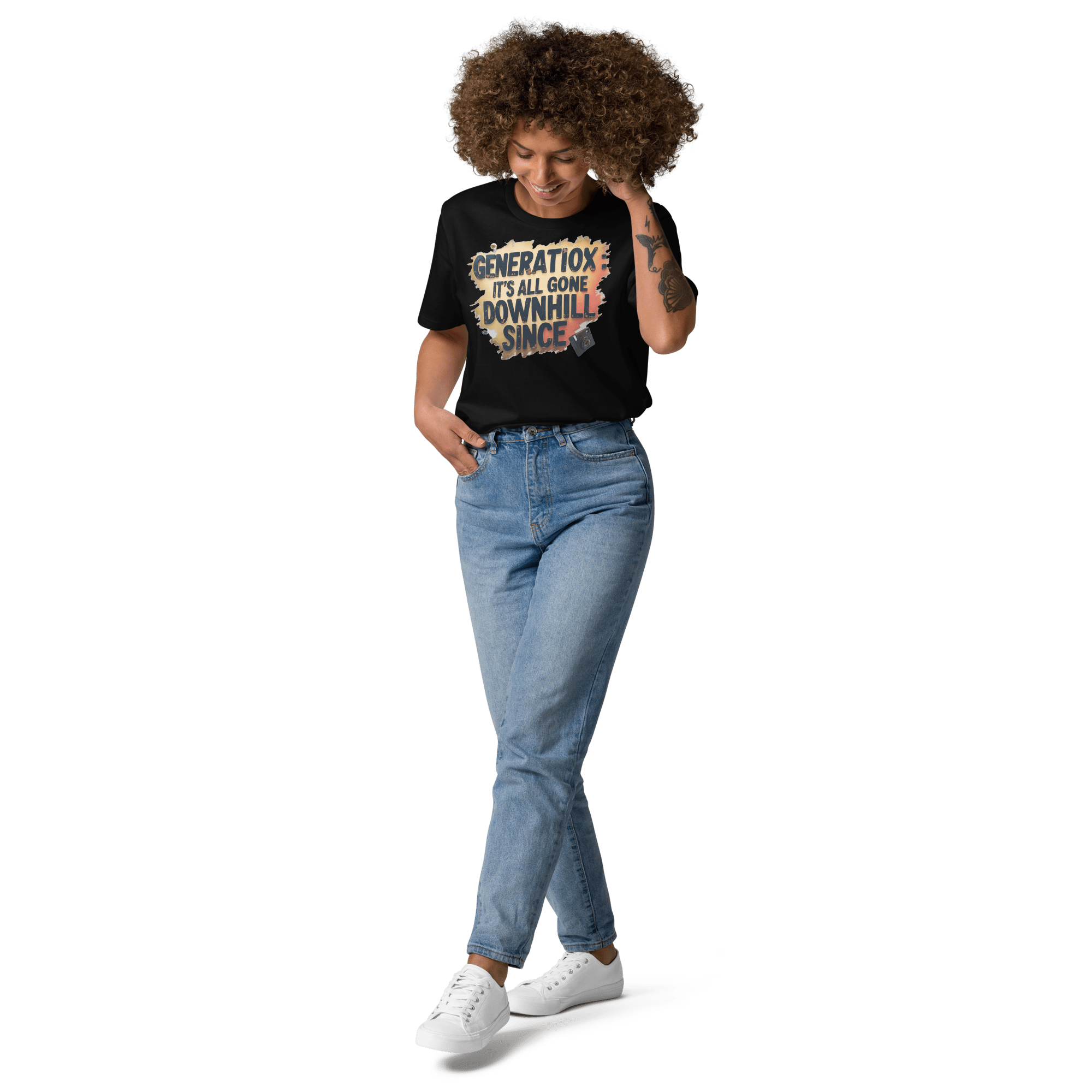Embrace the Nostalgia (Responsibly) with Our Gen X Sarcasm Tee - Design Delight Studio