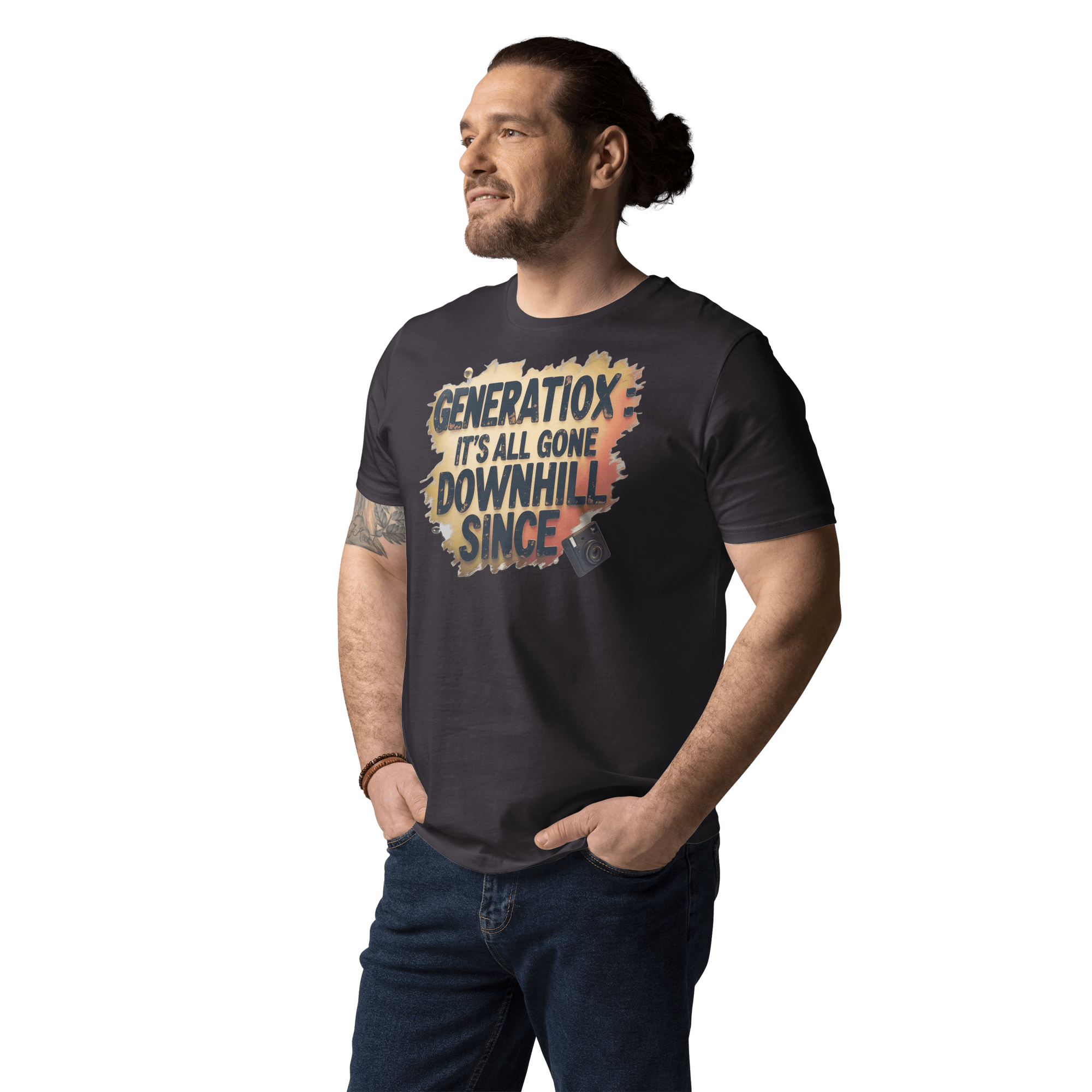 Embrace the Nostalgia (Responsibly) with Our Gen X Sarcasm Tee - Design Delight Studio