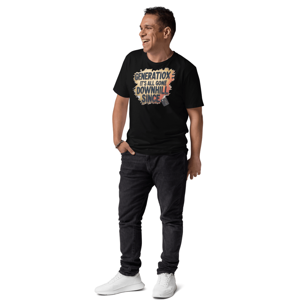 Embrace the Nostalgia (Responsibly) with Our Gen X Sarcasm Tee - Design Delight Studio