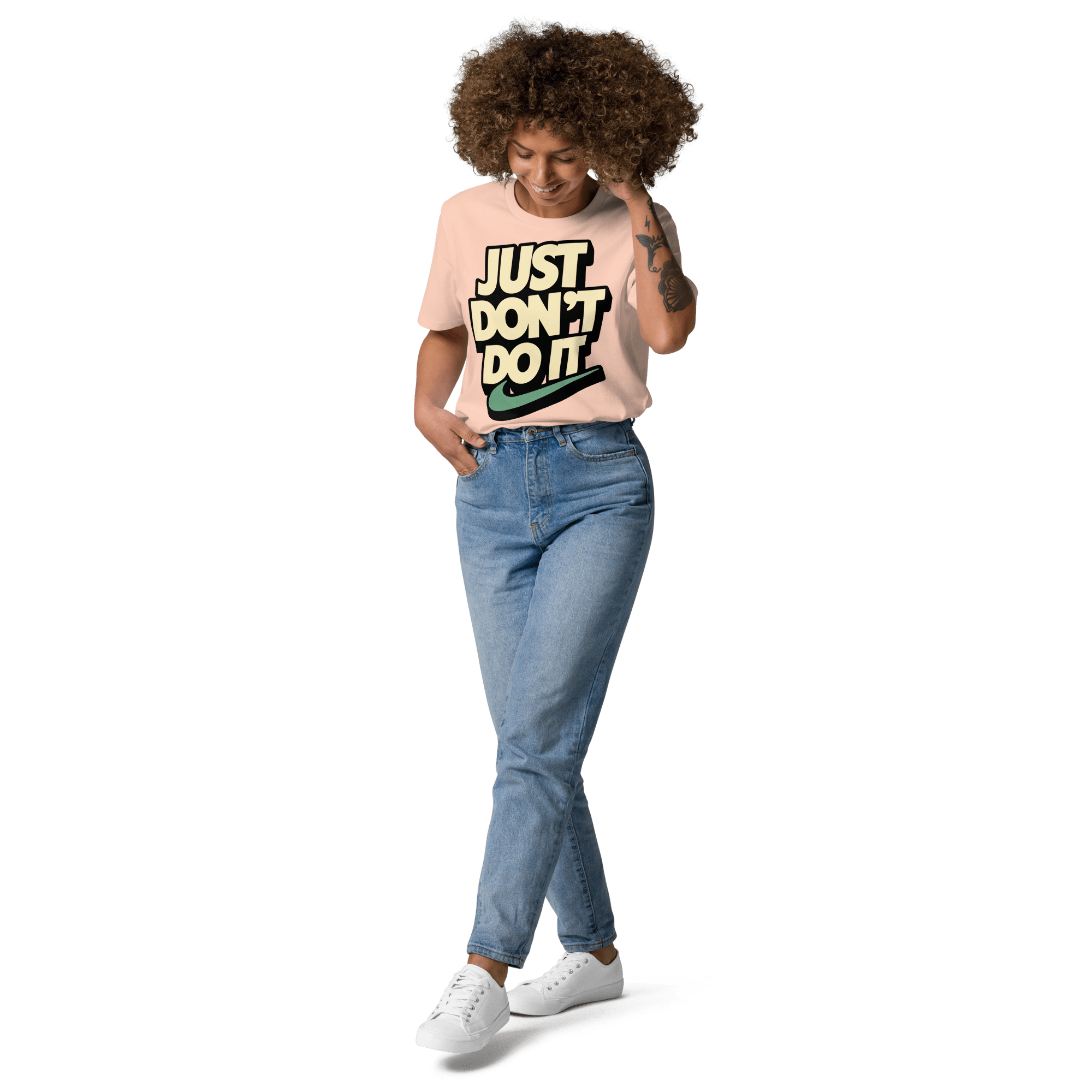 Just Don't Do It Funny Sarcastic Anti - Nike T-Shirt - Design Delight Studio