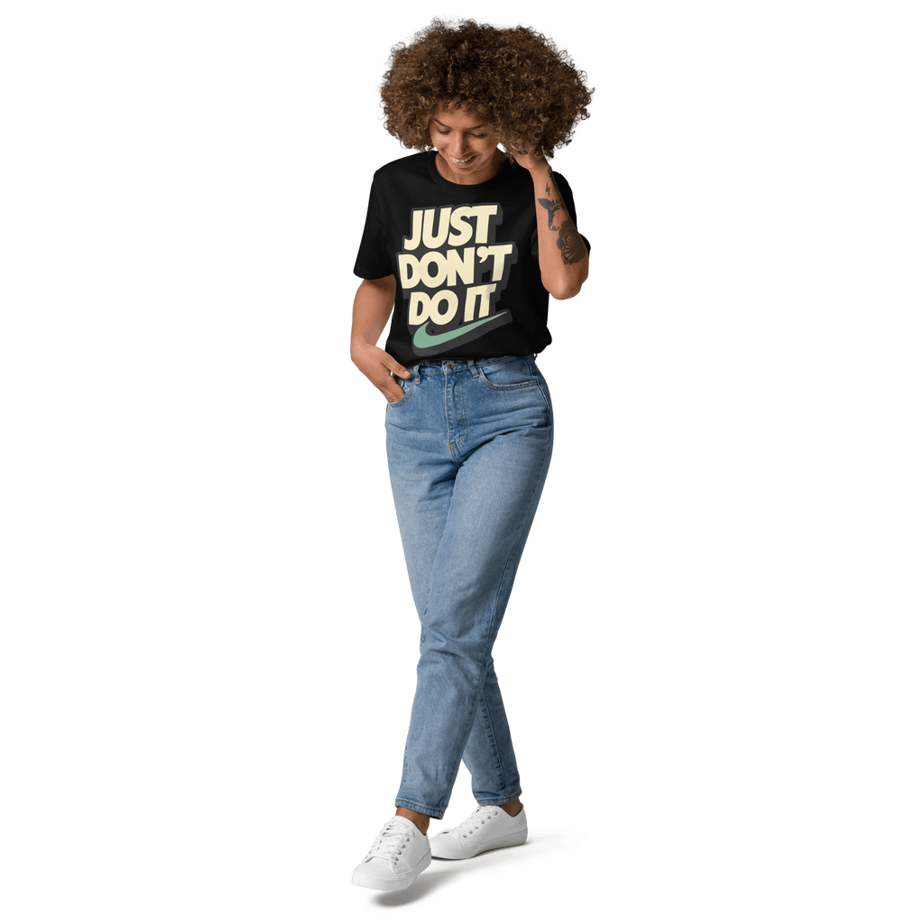 Just Don't Do It Funny Sarcastic Anti - Nike T-Shirt - Design Delight Studio