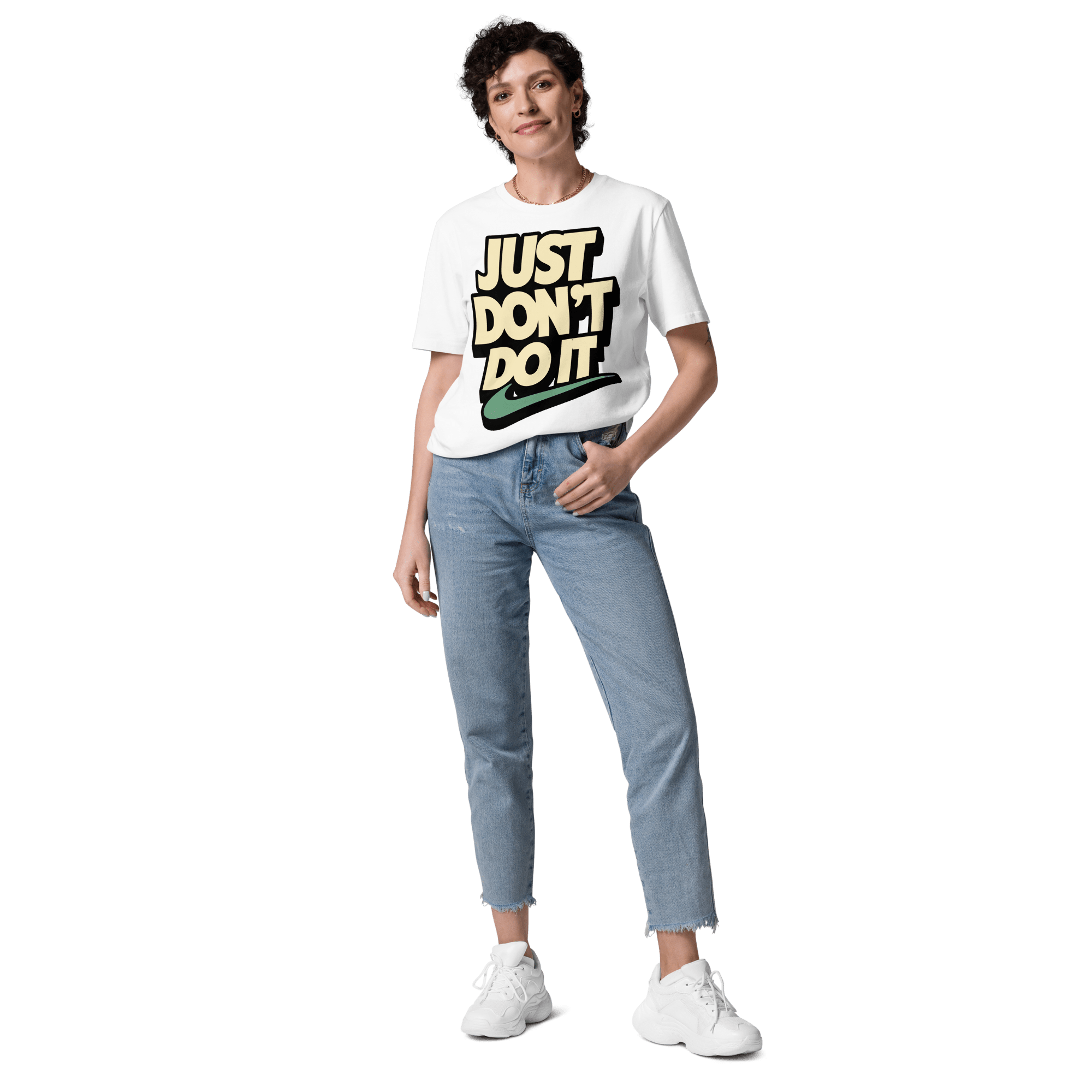 Just Don't Do It Funny Sarcastic Anti - Nike T-Shirt - Design Delight Studio