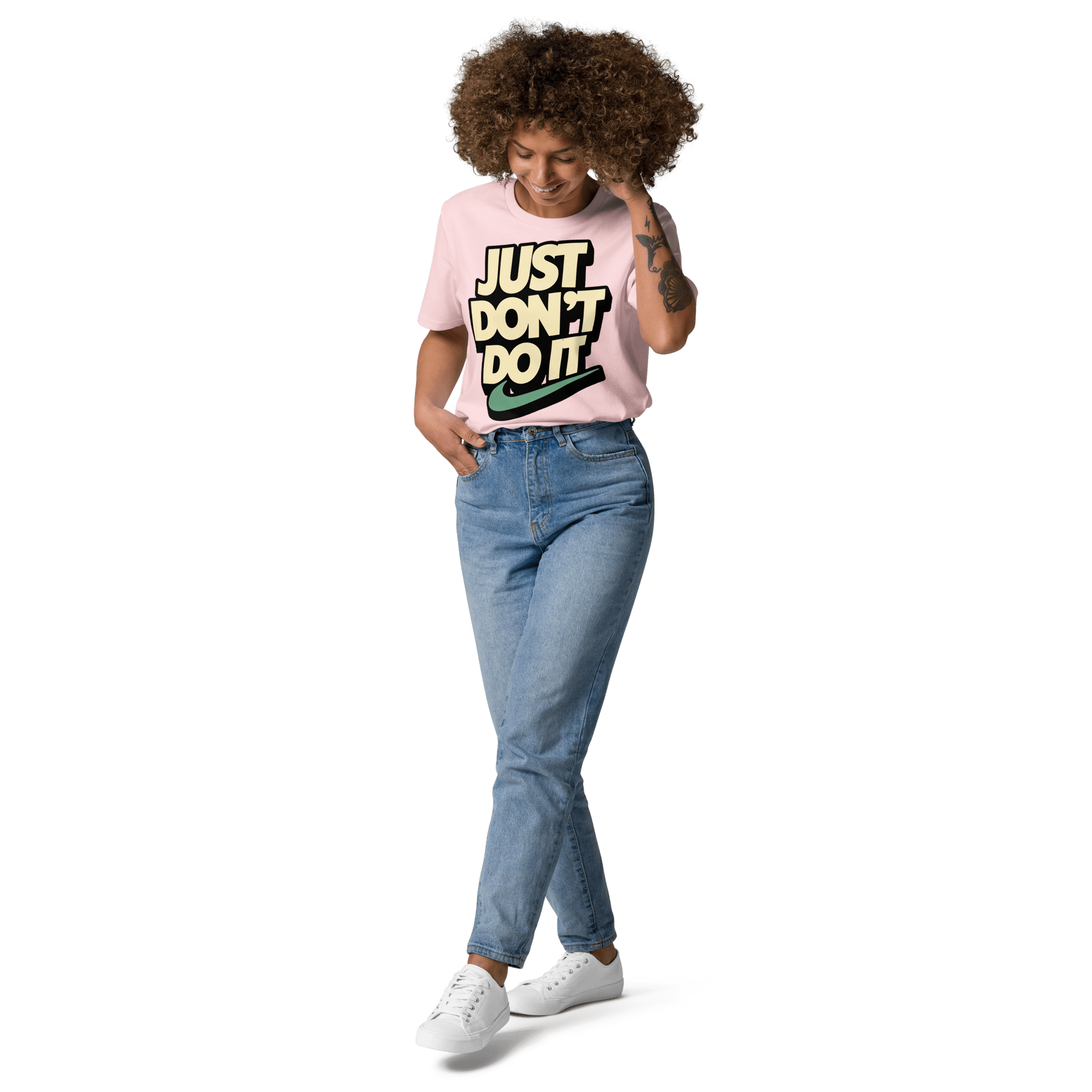 Just Don't Do It Funny Sarcastic Anti - Nike T-Shirt - Design Delight Studio