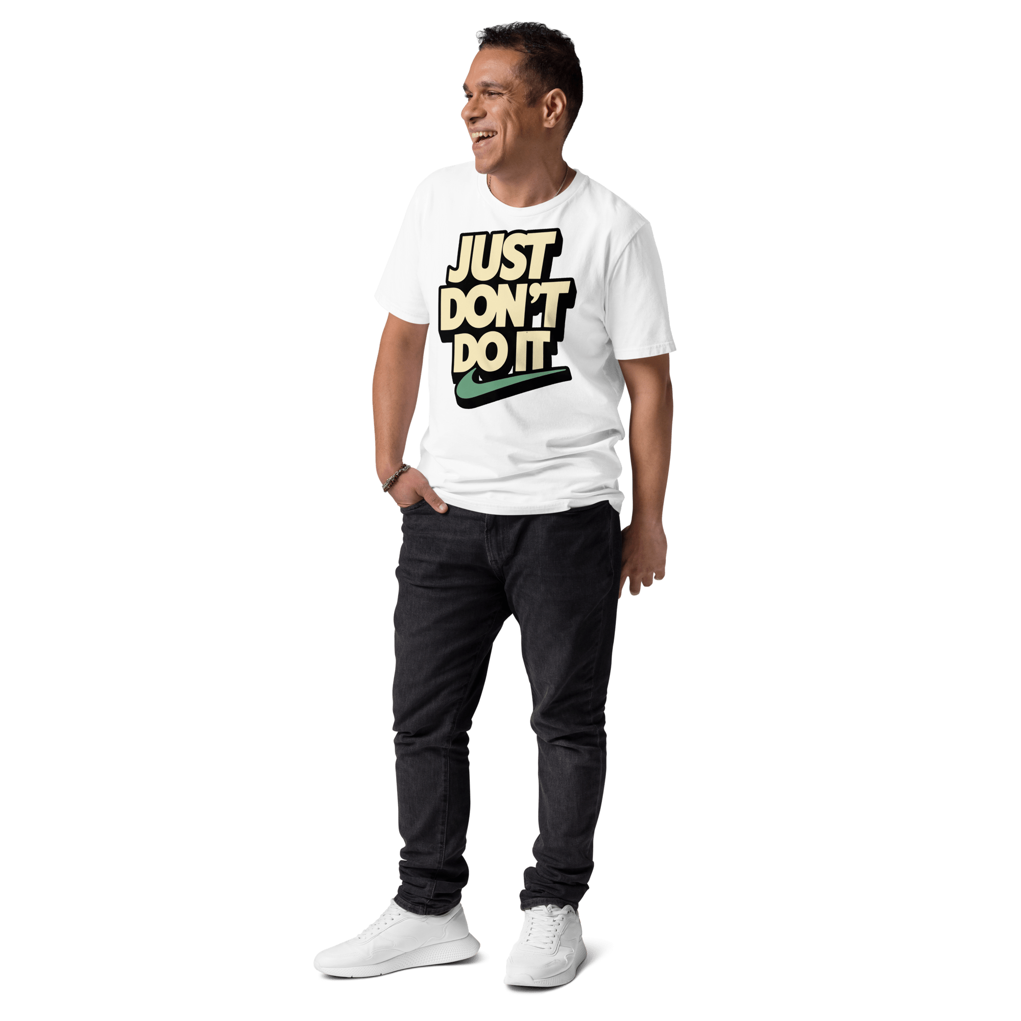 Just Don't Do It Funny Sarcastic Anti - Nike T-Shirt - Design Delight Studio