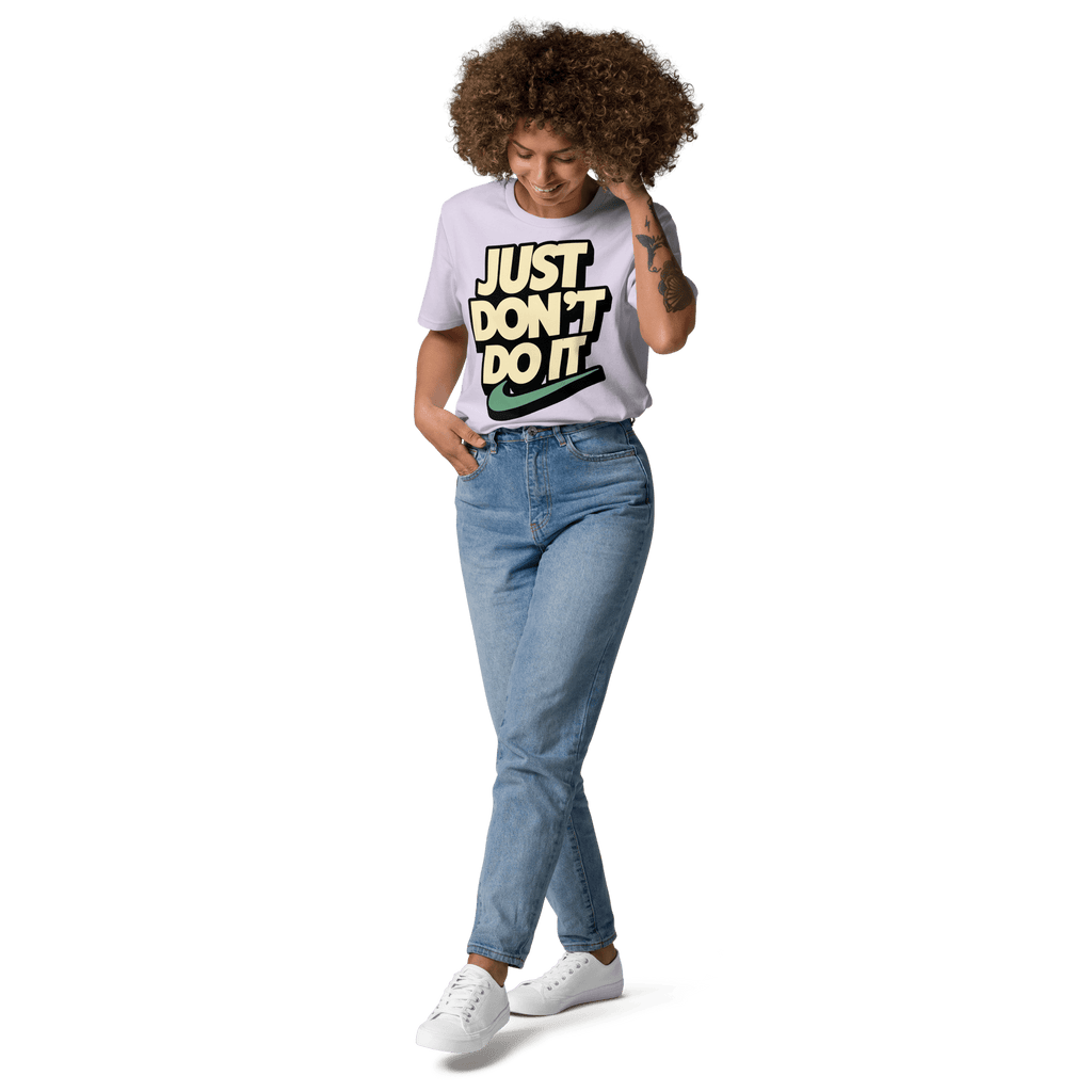 Just Don't Do It Funny Sarcastic Anti - Nike T-Shirt - Design Delight Studio