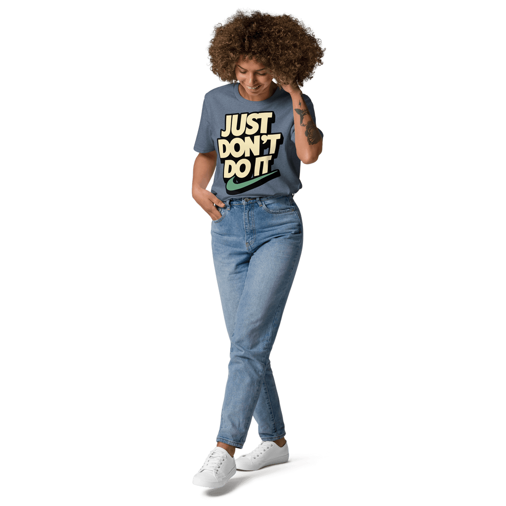 Just Don't Do It Funny Sarcastic Anti - Nike T-Shirt - Design Delight Studio
