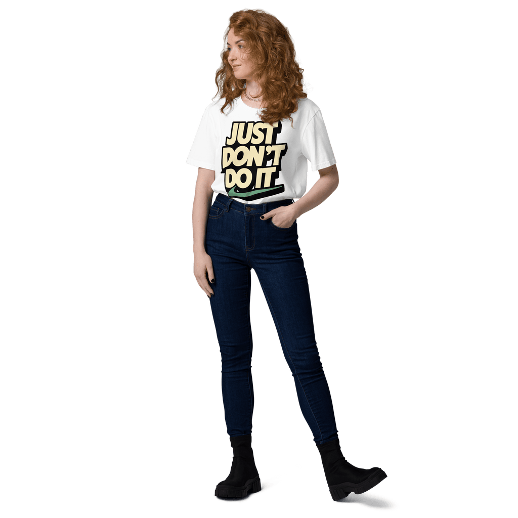 Just Don't Do It Funny Sarcastic Anti - Nike T-Shirt - Design Delight Studio
