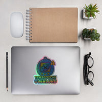 Holographic Tamagotchi Overlord Sticker