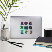 Retro Holographic Sticker Sheet