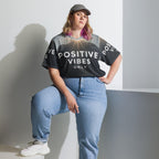 Limited Edition: Positive Vibes Only Premium Recycled Polyester Performance T-Shirt - Design Delight Studio