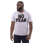 No Fear Organic Graphic Tee - Motivational T-Shirt - Design Delight Studio