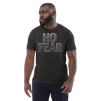 No Fear Organic Graphic Tee - Motivational T-Shirt - Design Delight Studio