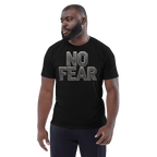 No Fear Organic Graphic Tee - Motivational T-Shirt - Design Delight Studio