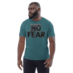 No Fear Organic Graphic Tee - Motivational T-Shirt - Design Delight Studio