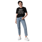 No Fear Organic Graphic Tee - Motivational T-Shirt - Design Delight Studio