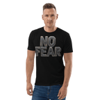 No Fear Organic Graphic Tee - Motivational T-Shirt - Design Delight Studio
