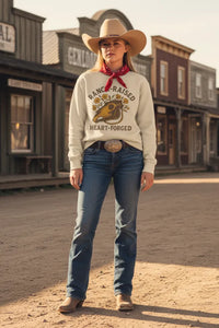 Ranch-Raised Heart-Forged Organic Cowboy Sweatshirt
