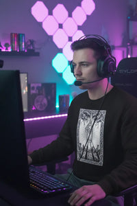 Apocalyptic Boardwipe Organic Gamer Sweatshirt