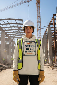 Sudadera con capucha orgánica Brake Bead Build Air