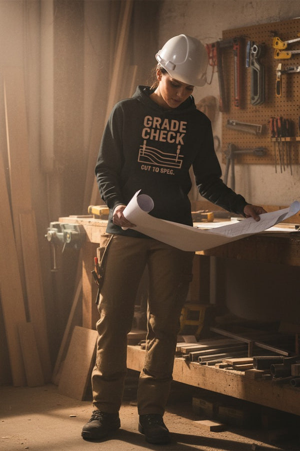 Grade Check Organic Hoodie — Cut to Spec