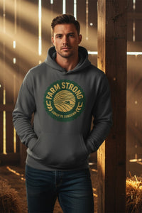 Farm Strong Organic Hoodie — Sunup to Sundown