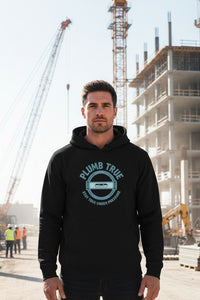 Plumb True Organic Hoodie — Stay True Under Pressure
