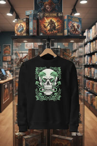 Verdant Skull Organic Sweatshirt – Poison Jungle Edition