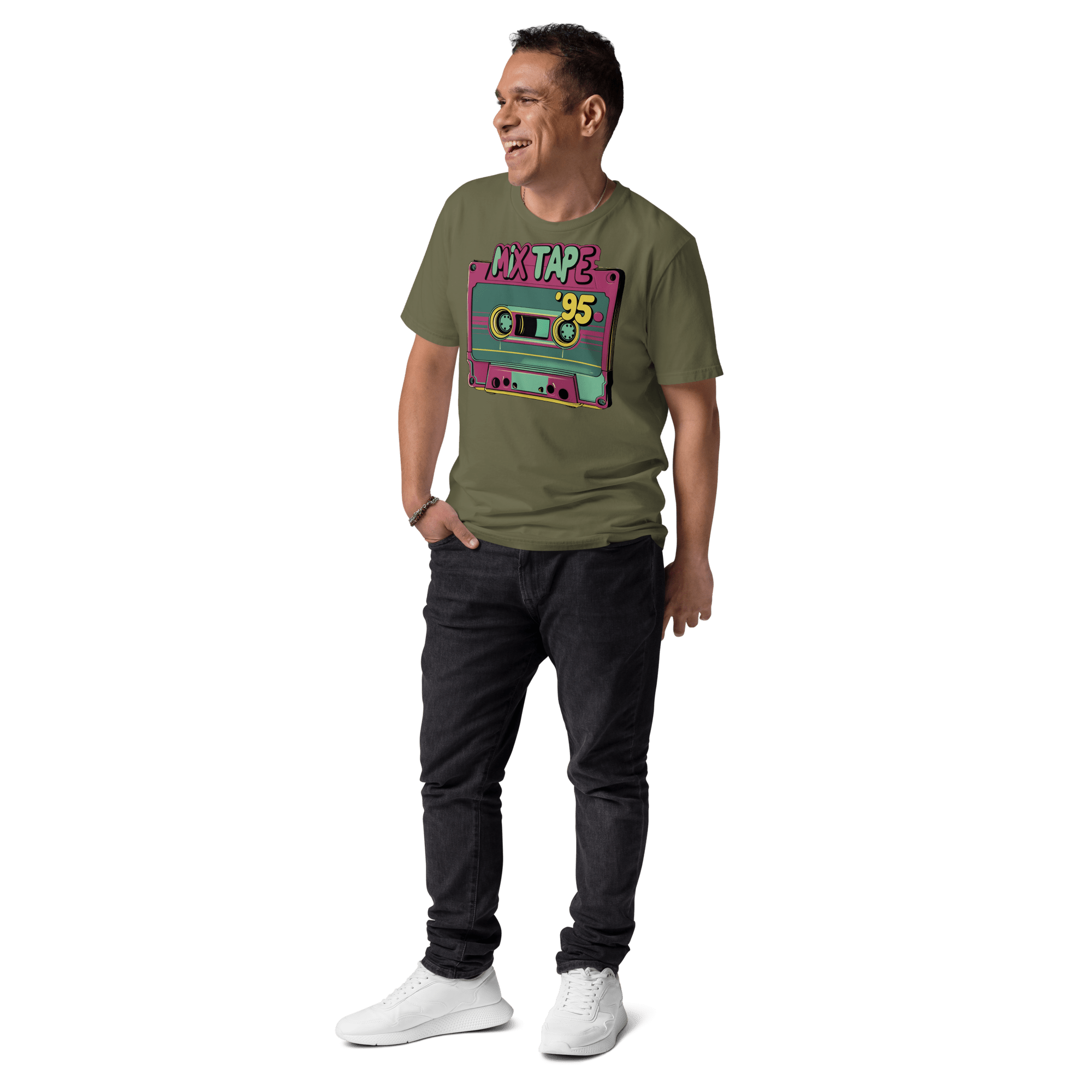Relive the Glory Days of '90s Music with Our Retro Mixtape T-Shirt! - Design Delight Studio