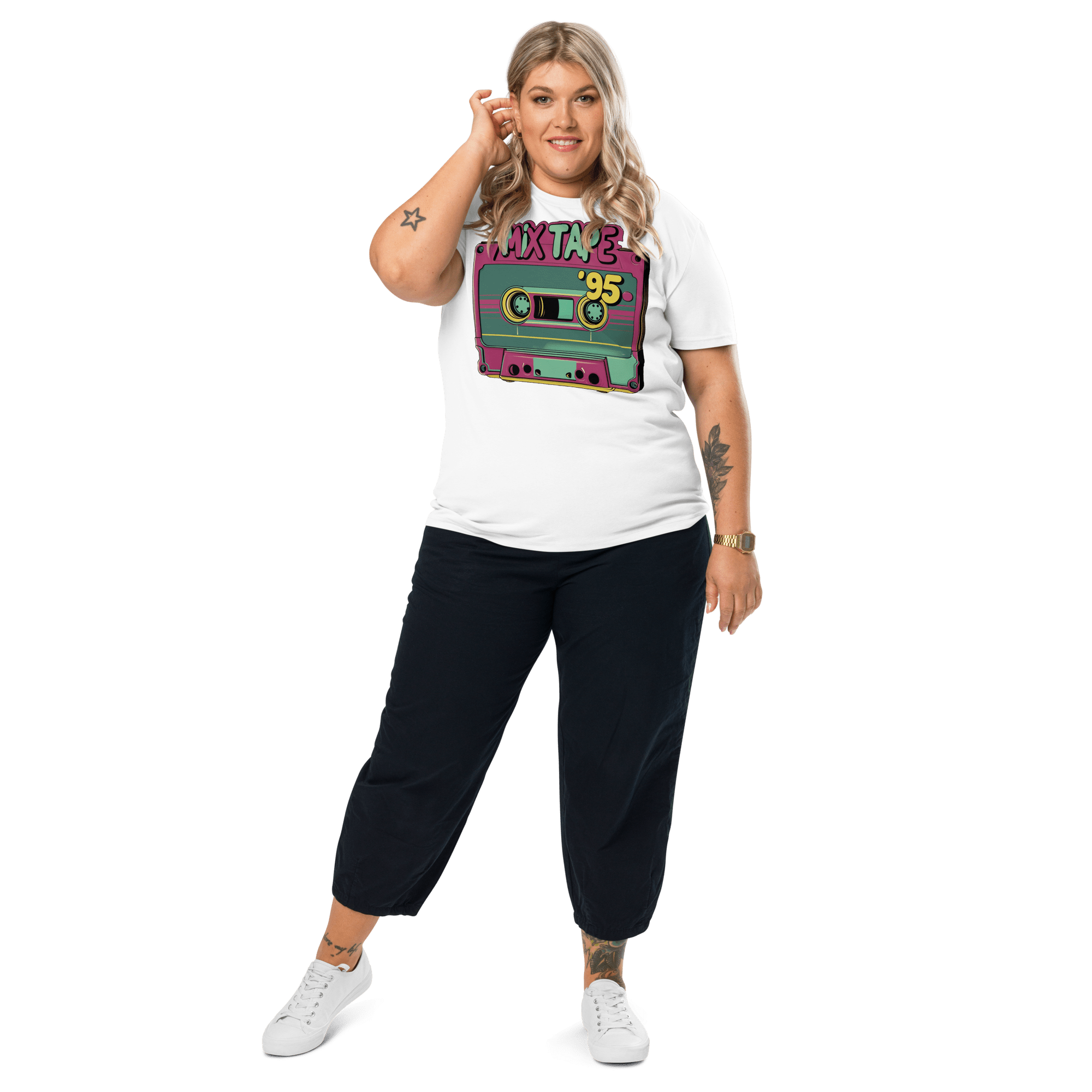 Relive the Glory Days of '90s Music with Our Retro Mixtape T-Shirt! - Design Delight Studio