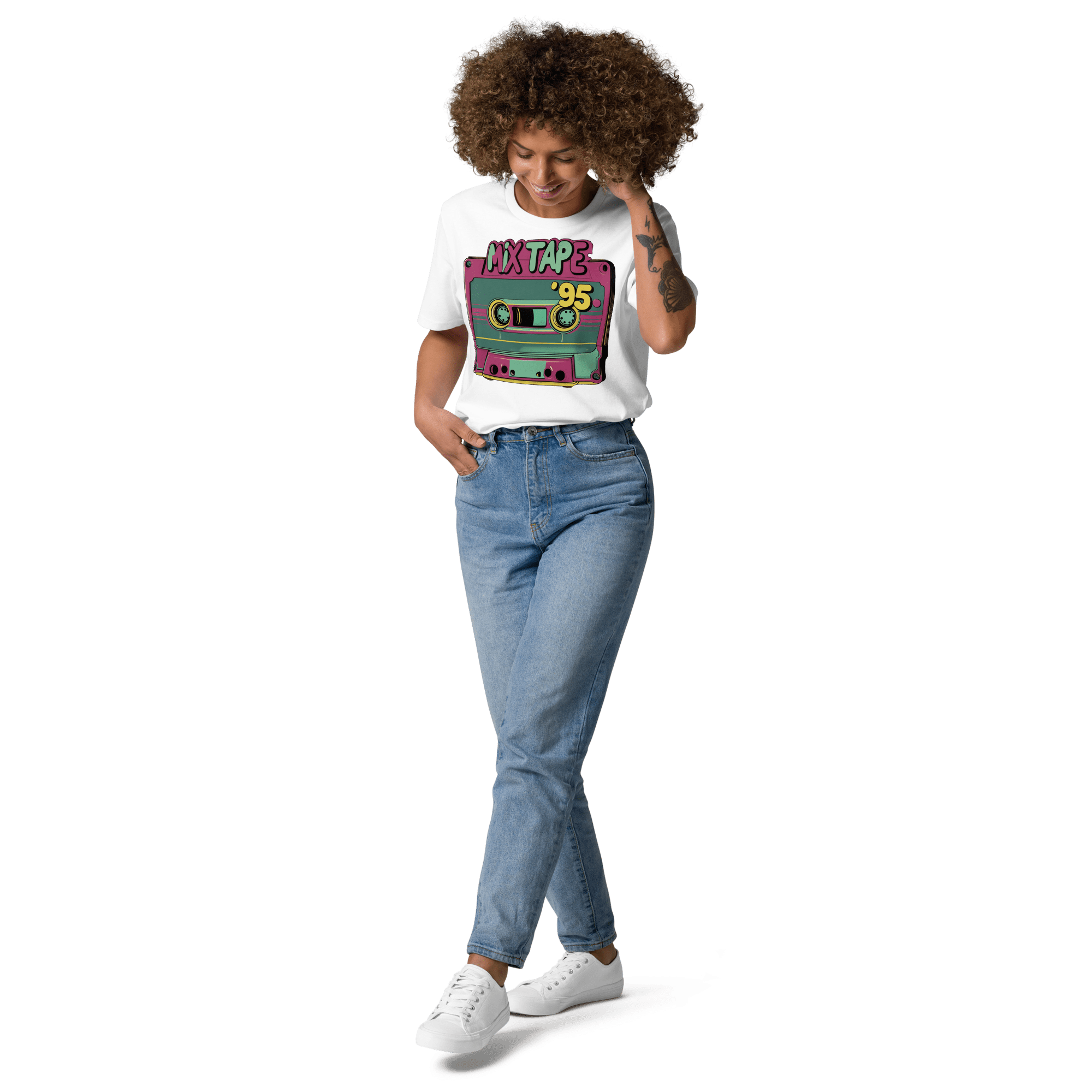 Relive the Glory Days of '90s Music with Our Retro Mixtape T-Shirt! - Design Delight Studio