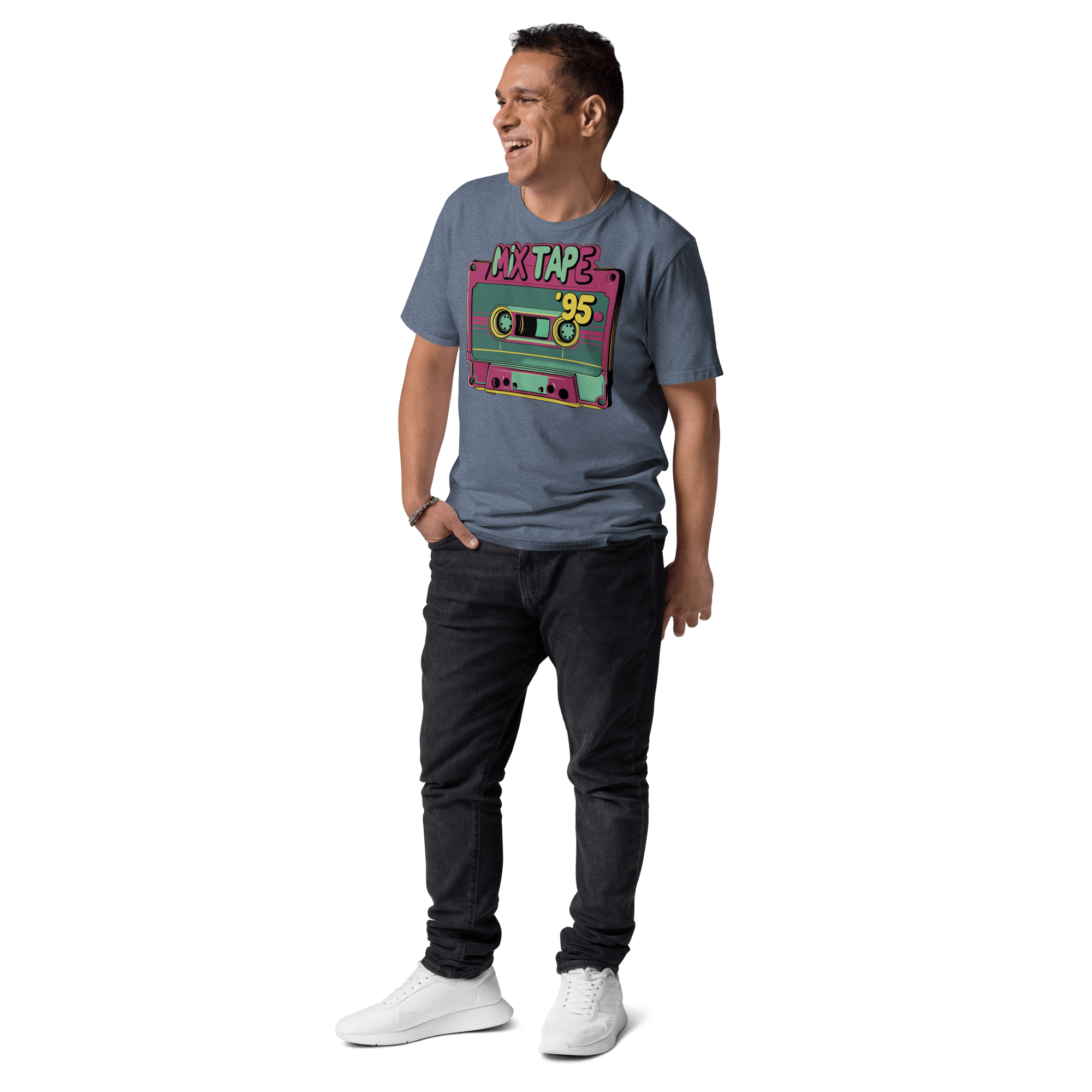 Relive the Glory Days of '90s Music with Our Retro Mixtape T-Shirt! - Design Delight Studio