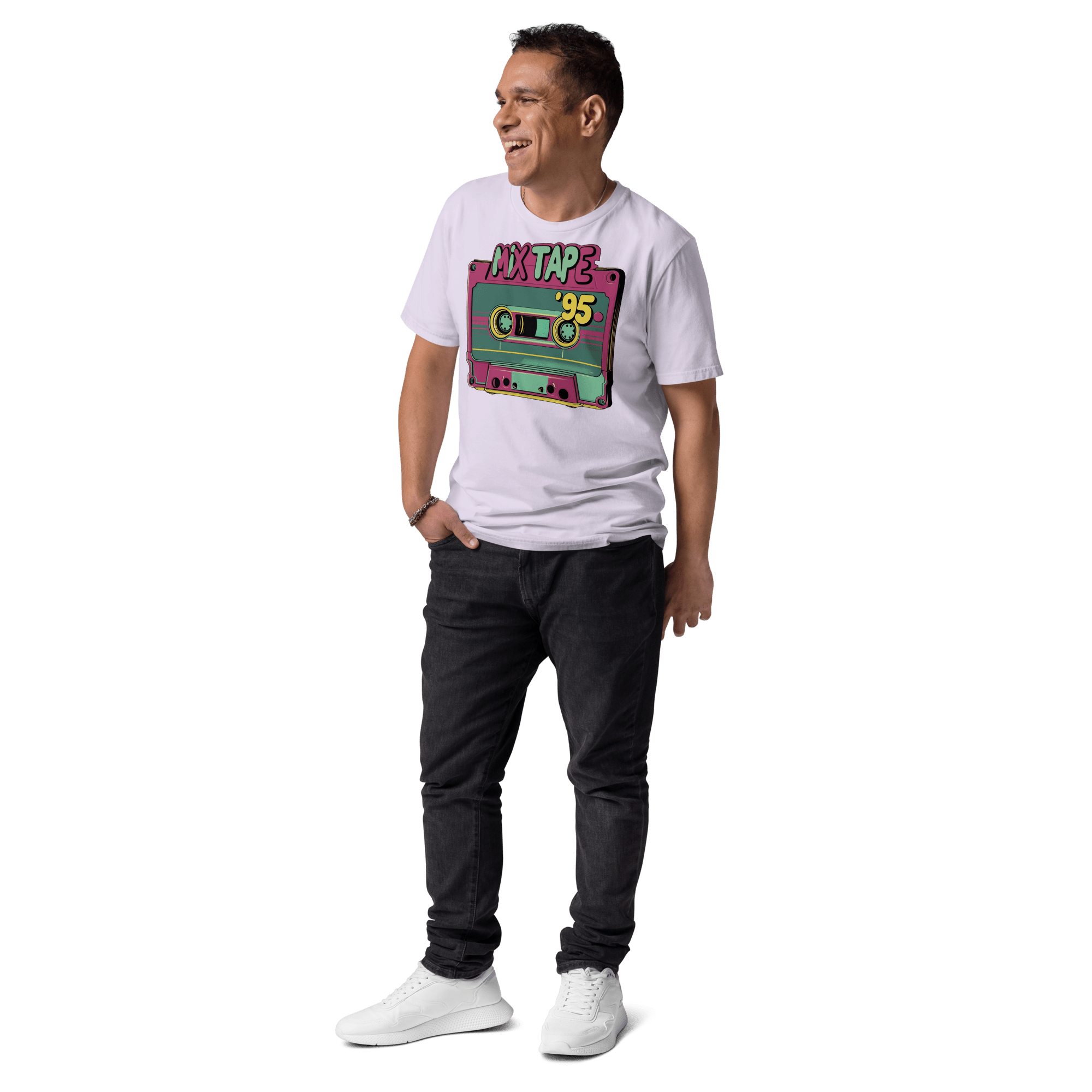 Relive the Glory Days of '90s Music with Our Retro Mixtape T-Shirt! - Design Delight Studio