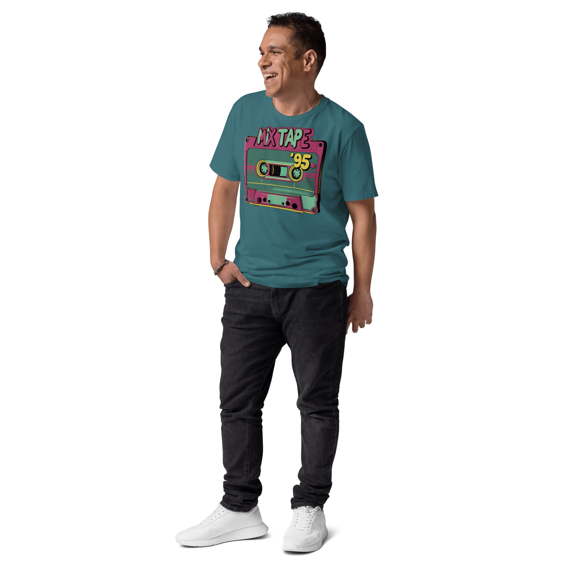 Relive the Glory Days of '90s Music with Our Retro Mixtape T-Shirt! - Design Delight Studio