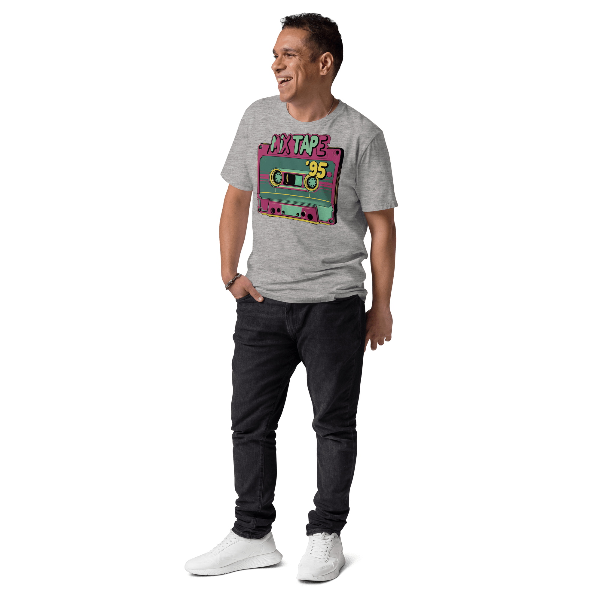 Relive the Glory Days of '90s Music with Our Retro Mixtape T-Shirt! - Design Delight Studio