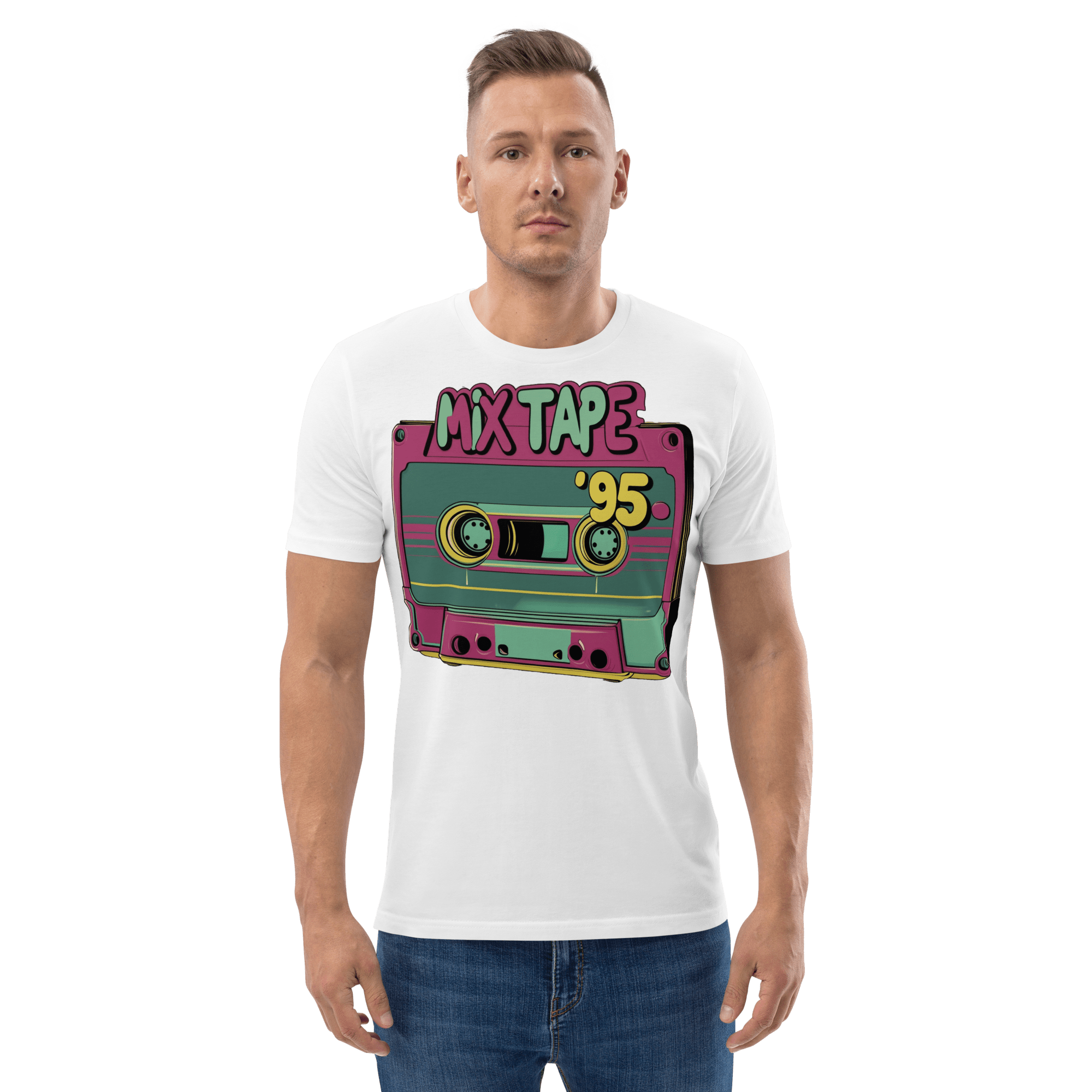 Relive the Glory Days of '90s Music with Our Retro Mixtape T-Shirt! - Design Delight Studio