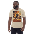 Saddle Up in Style: Cowboy Renaissance Premium Organic Cotton Rodeo Tee - Design Delight Studio