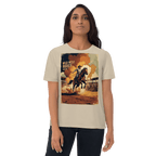 Saddle Up in Style: Cowboy Renaissance Premium Organic Cotton Rodeo Tee - Design Delight Studio