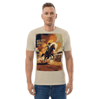 Saddle Up in Style: Cowboy Renaissance Premium Organic Cotton Rodeo Tee - Design Delight Studio