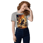 Saddle Up in Style: Cowboy Renaissance Premium Organic Cotton Rodeo Tee - Design Delight Studio