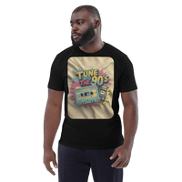 Tune into the 90s T-Shirt - Retro Cassette & Boombox Tee - Vintage Style - Design Delight Studio