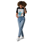 "Viral Footprint: My Carbon Footprint Fits in a TikTok Video" – Organic Cotton Climate Awareness Tee - Design Delight Studio