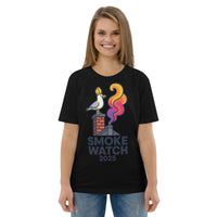 Camiseta Meme de Hilo Orgánico de Anillos Smoke Watch Seagull 2025 