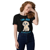 Camiseta para perro Just A Little Guy de algodón orgánico