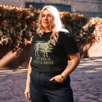 Organic Cotton T‑shirt – My DNA Is Dust & Drive Unisex T-Shirt