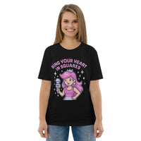 Organic Cotton T-shirt – Unisex – Sing Your Heart In Squares