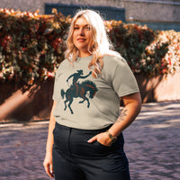 Organic Cotton T‑shirt – Cowboy Rider Vintage