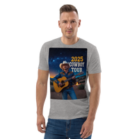 2025 Cowboy Tour Organic Cotton T-Shirt – Classic Western Country Music Tee - Design Delight Studio